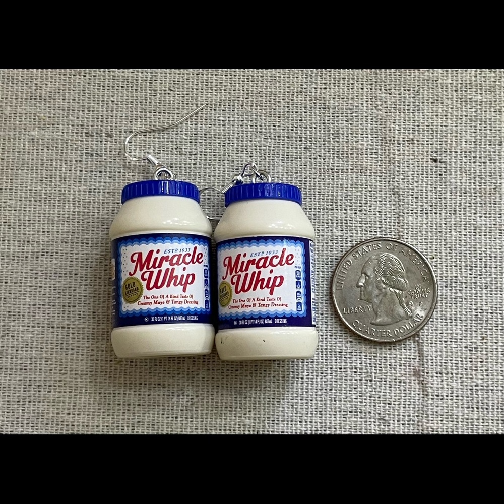 Miracle Whip earrings
